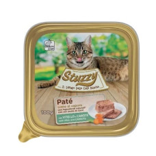 Stuzzy (It) Stuzzy Cat Pate Veal & Carrots, 100g - pastēte ar teļa gaļu un burkāniem kaķiem