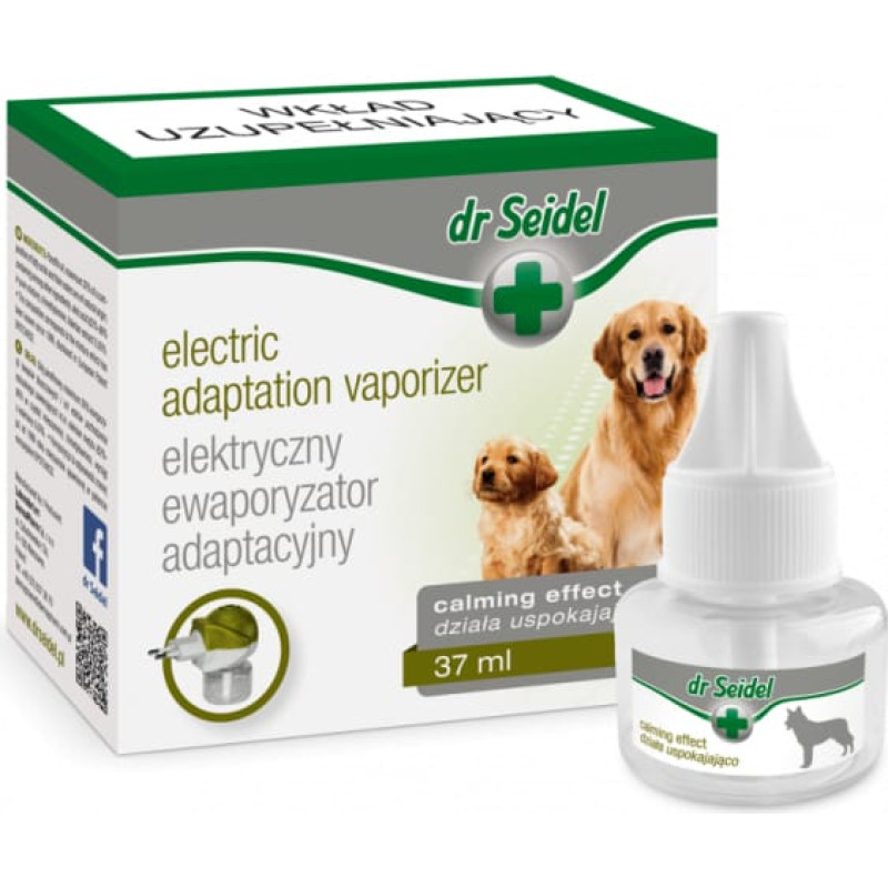 Dr.seidel (Pl) Dr.Seidel Electric Adaptation Vaporizer for Dogs REFILL, 37ml - rezerves konteiners priekš Dr.Seidel elektriskā iztvaicētāja