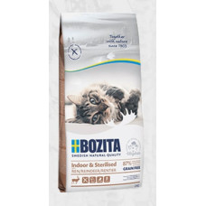 Bozita (Se) Bozita Grain Free Indoor & Sterilized Reindeer, 10kg - bezgraudu sausā barība ar ziemeļbriedi sterilizētiem kaķiem