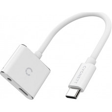 Cygnett Adapter audio USB-C to mini jack 3.5mm i USB-C Cygnett Essential (white)