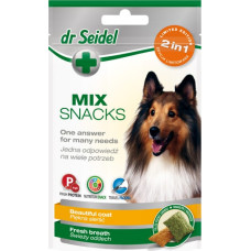 Dr.seidel (Pl) Dr.Seidel Snacks Mix Beautiful Coat + Fresh Breath, 90g - asortī – izcilam kažokam un svaigai elpai