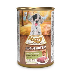 Stuzzy (It) Stuzzy Monoprotein Grainfree Fresh Veal Puppy, 400g - bezgraudu sautēta svaiga teļa gaļa kucēniem