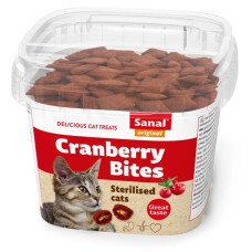 Sanal (Nl) SANAL Cranberry & Chicken Bits Sterilized Cats, 75g - spilventiņi ar dzērvenēm un vistu sterilizētiem kaķiem