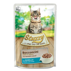 Stuzzy (It) Stuzzy Cat Bocconcini Cod, 85g - gaļas gabaliņi mērcē ar mencu