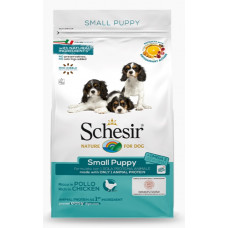 Schesir (It) SCHESIR Small Puppy, 2kg - sausā barība ar vistu mazo šķirņu kucēniem, grūsnām un laktējošām kucēm