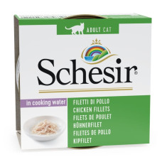 Schesir (It) SCHESIR Cat Chicken Fillets natural style, 85g - vistas fileja savā sulā