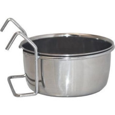 No Name Feed Bowl With Hooks, 560ml - metāla bļoda ar āķiem