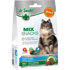 Dr.seidel (Pl) Dr.Seidel Snacks Mix Fresh Breath + Anti-Harball, 60g - asortī – pret spalvu kamoliem gremošanas traktā un svaigai elpai