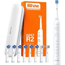 Bitvae Sonic toothbrush with tips set and travel case Bitvae R2 (white)