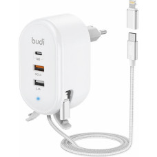 Budi Wall Charger Budi 1m cable 30W (white)