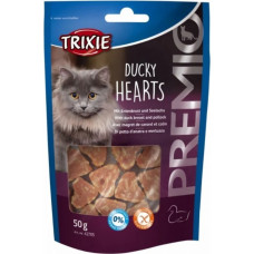 Trixie (De) TRIXIE Premio Hearts, 50g - mīkstas sirsniņas ar pīles krūtiņu un mencu