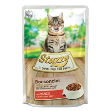 Stuzzy (It) Stuzzy Cat Bocconcini Beef, 85g - gaļas gabaliņi mērcē ar liellopu