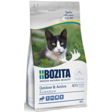 Bozita (Se) Bozita Outdoor & Active Elk, 10kg - sausā barība ar alni aktīviem un āra kaķiem