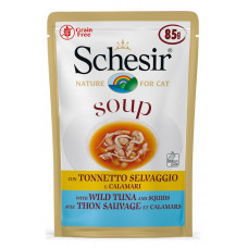 Schesir (It) Schesir Wild Tuna and Squid Soup, 85g - savvaļas tunča un kalmāru zupa