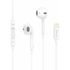 Wired in-ear headphones Vipfan M09 (white)