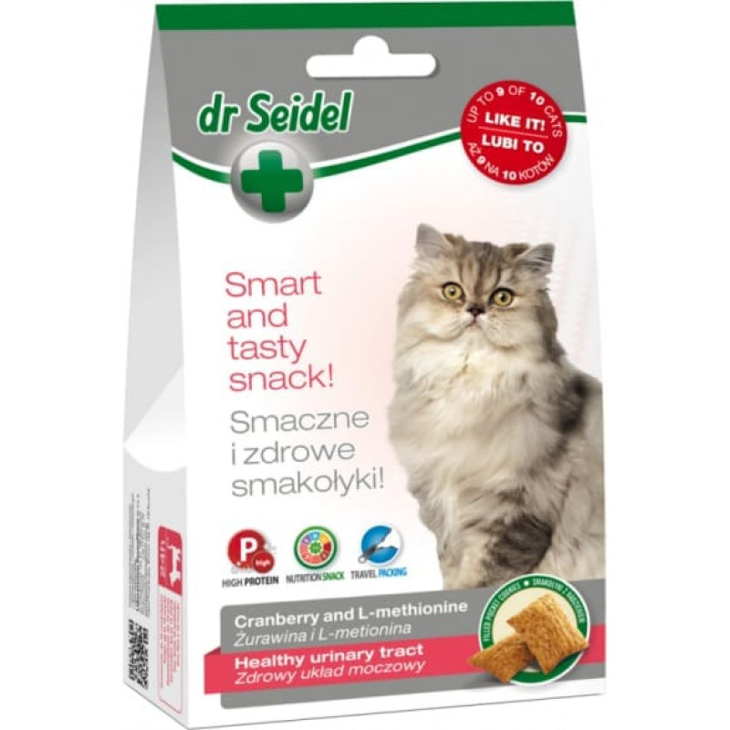 Dr.seidel (Pl) Dr.Seidel Snacks Healthy Urinary Tract, 50g - kaķiem urīnceļu sistēmas veselībai