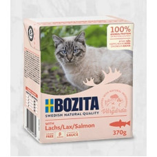 Bozita (Se) Bozita Salmon Sauce, 370g - bezgraudu gaļas gabaliņi ar lasi mērcē