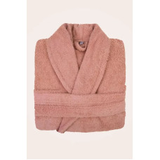 Prestiż frotē peldmētelis L/XL, pūderrozā, viesnīcas kokvilna 450g/m2