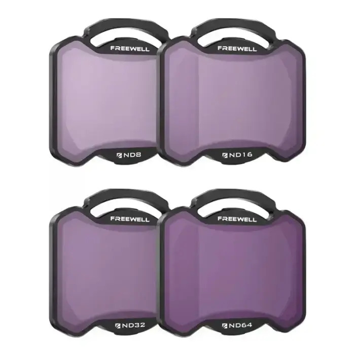 Freewell ND8, ND16, ND32, ND64 filtrite komplekt DJI Avata 2 jaoks