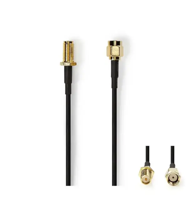 Kabelis RP SMA spraudnis - RP SMA spraudnis 5m 50Ohm