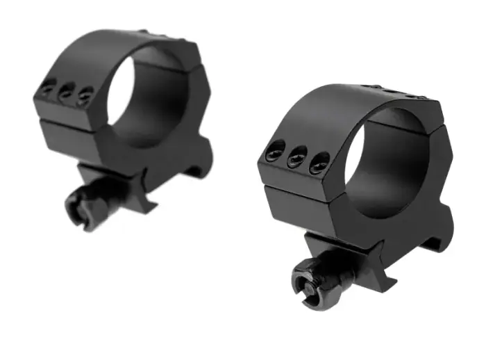 30mm Tactical Rings – Medium – Black