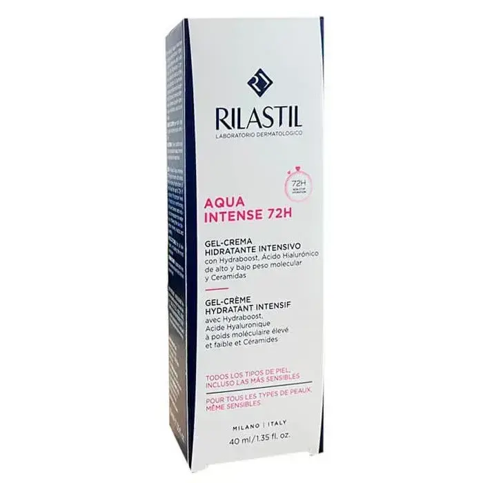 Rilastil Aqua Intense 72H intensyviai drėkinantis gelinis kremas 40ml