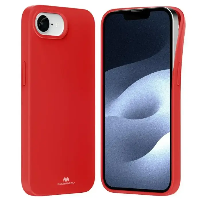 Mercury Soft Case for iPhone 16E, Red