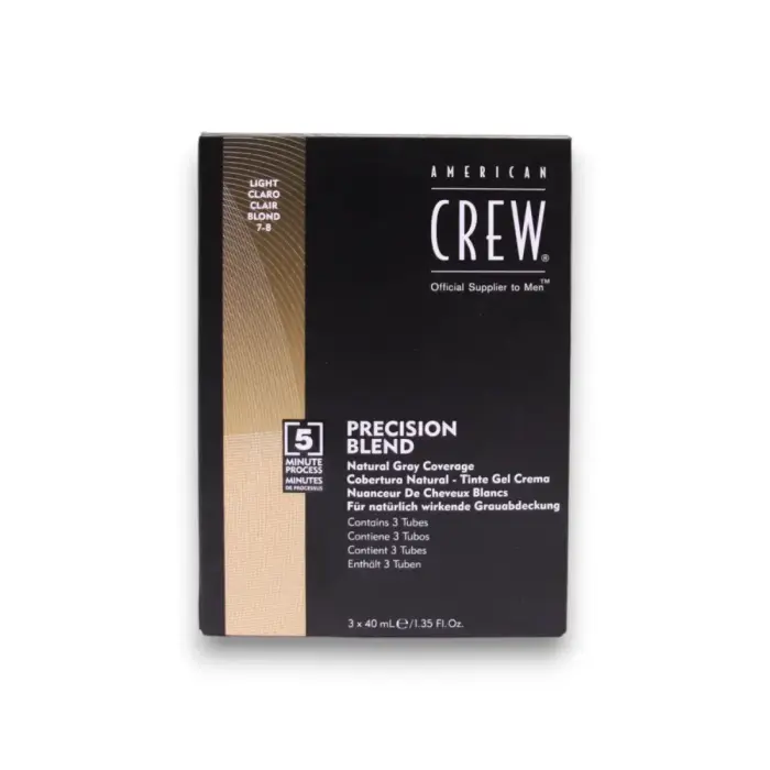 American Crew Precision Blend Juuksevärvi Komplekt - Hele 7/8 3 x 40ml