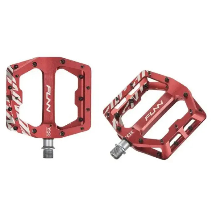 FUNN FUNNDAMENTAL GRS Bicycle Pedals, Red