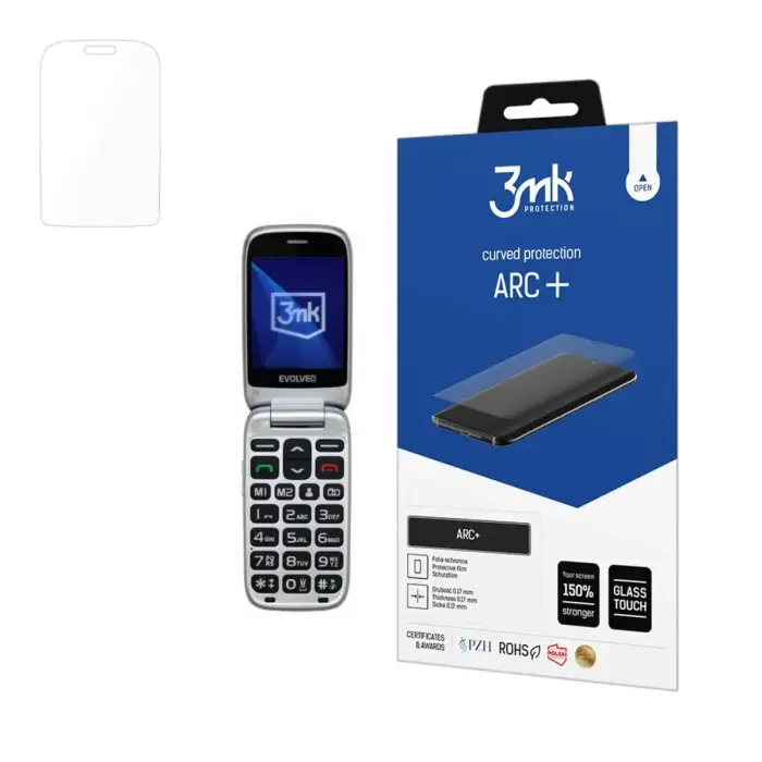 3mk ARC+ Screen Protector for Evolveo EasyPhone FS