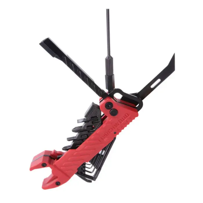 Birchwood Pistol Multitool – 12-in-1 – Red – BC-PGMT