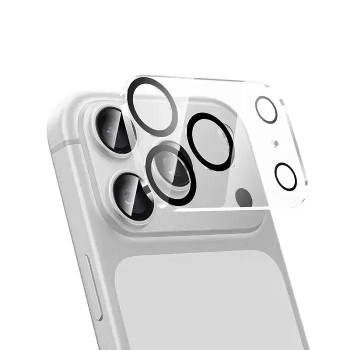 Borofone Tempered glass BF13 3D All-in-one camera lens for Iphone 18 Pro - 10 pieces