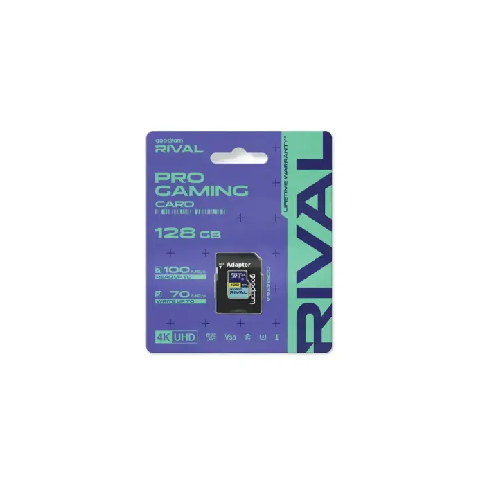 Goodram Rival M3AA Micro SDXC 128GB UHS-I U3 V30 Карта памяти 100/70 МБ/с