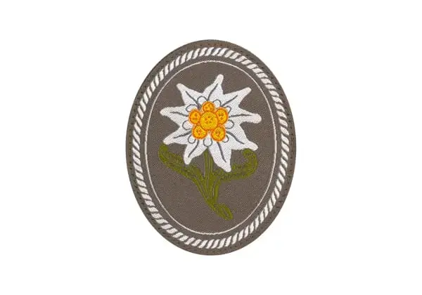 Edelweiss Patch Oval