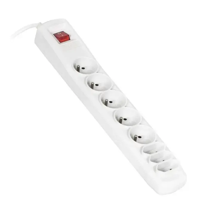 Сетевой фильтр Activejet APN-8g/3m-GR (3 x Type C, 5 x UTE; 10 A; 3м; серый)