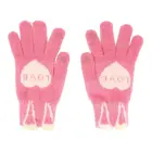 Touchscreen gloves LOVE, pink — Photo 1