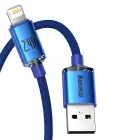 Baseus USB - Lightning Charging and Data Transfer Cable 2.4A 2m - Blue — Photo 10