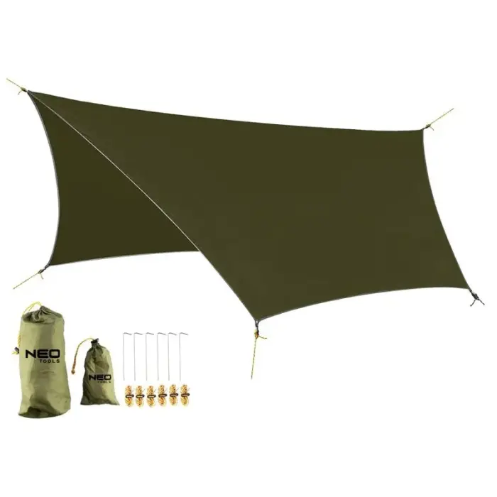 Waterproof tarp 210T PU3000, 360x290 cm