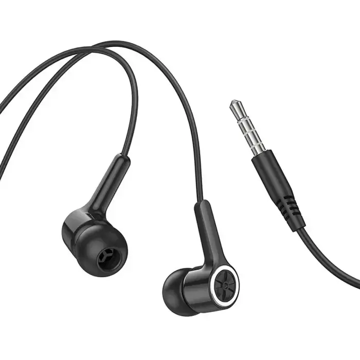 Hoco M104 vadu austiņas ar 3.5mm ligzdu – melnas