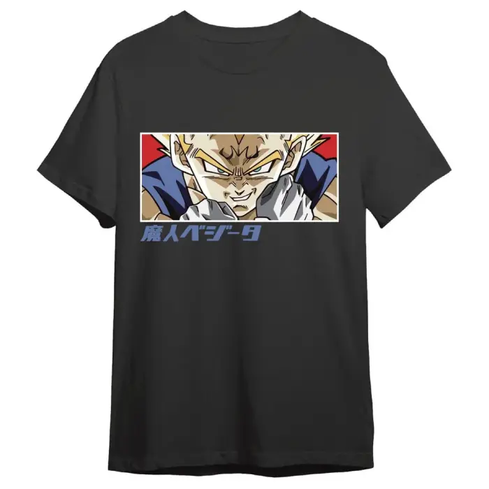 Dragon Ball Z Majin Vegeta Eyes pieaugušo T-krekls