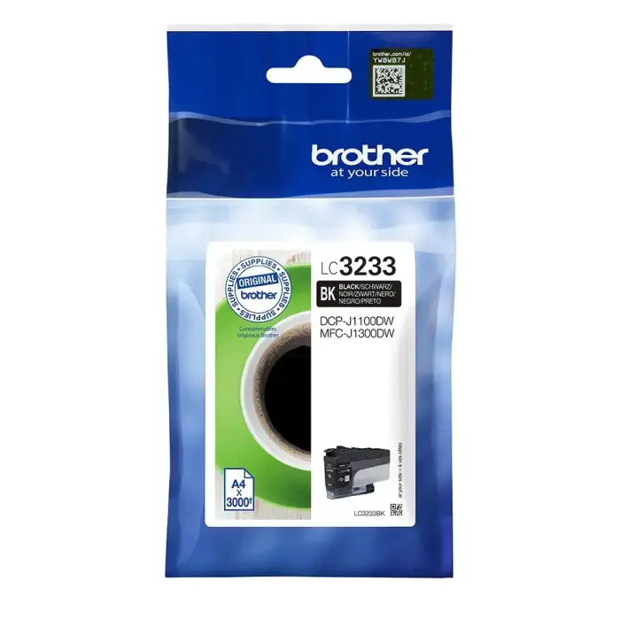 Brother LC3233BK ink cartridge 1 pc(s) Original Standard Yield Black