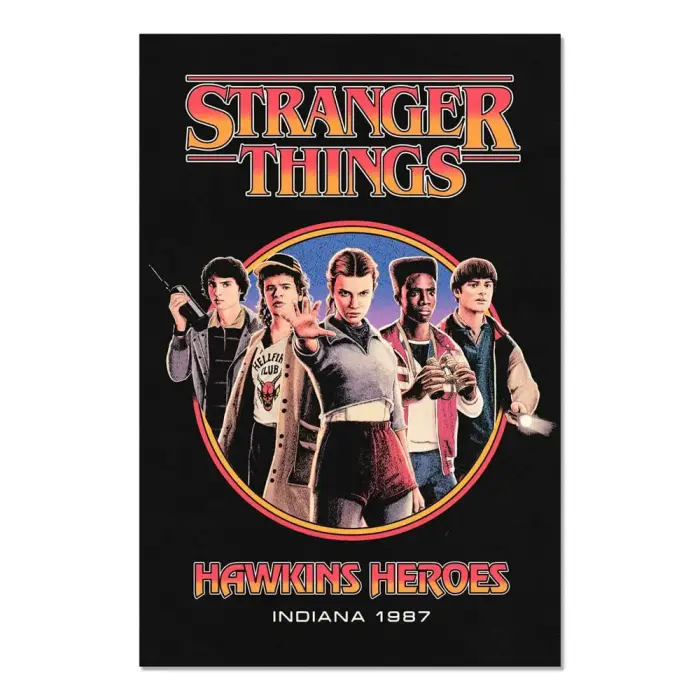 Stranger Things Hawkins Heroes постер