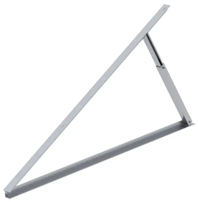 Adjustable Triangle frame for SC solar panels holders for flat roofs