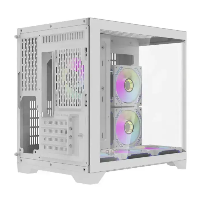Darflash FT418 computer case + 6 aRGB fans (white) Foto 6