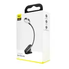 Baseus mini LED lugemislamp klambriga, hall Photo