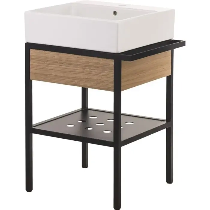 Deante freestanding bathroom console with washbasin and drawer, 56.5x50 cm CDTD6U5S