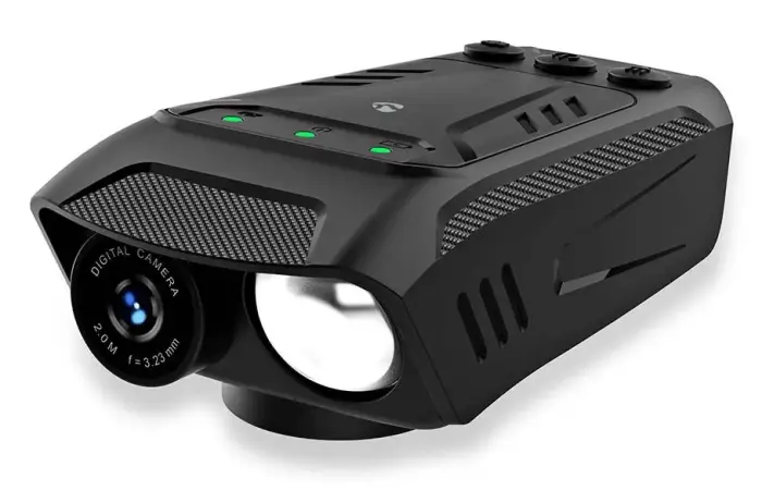 NEDIS multifunkční cyklistická kamera 3v1/ Full HD/ 2Mpix/ LED světlomet/ klakson/ USB-C/ slot micro SD/ melna