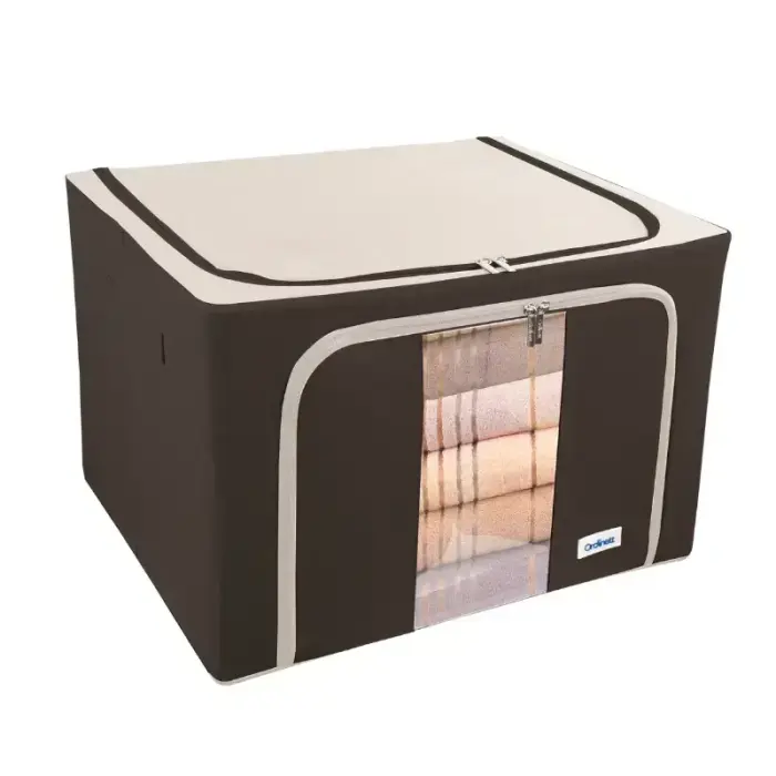 Fabric storage box L 50x40x32 cm, assorted