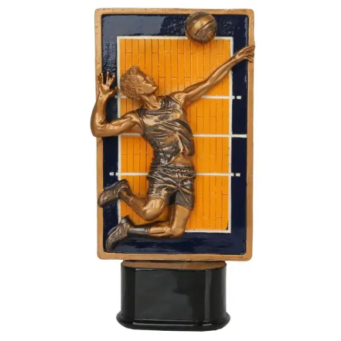 Volleyball Trophy RFST3065/BR/Y - Wysokość: 23cm