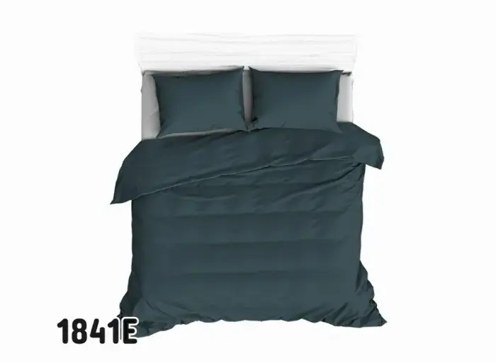 Cotton Pillowcase 70x80 cm, Emerald, Solid Color